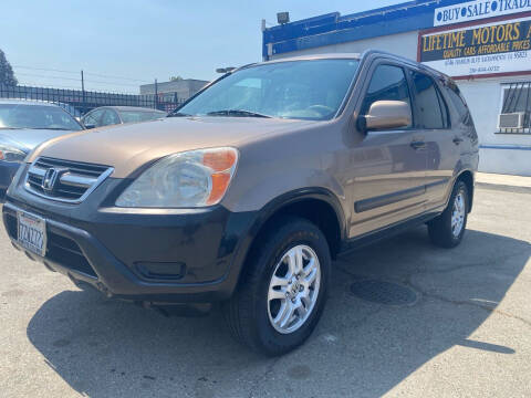 2002 Honda CR-V for sale at Lifetime Motors AUTO in Sacramento CA