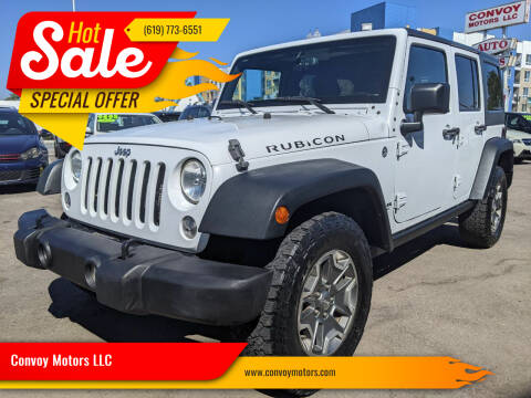 2015 Jeep Wrangler Unlimited for sale at Convoy Motors LLC in National City CA