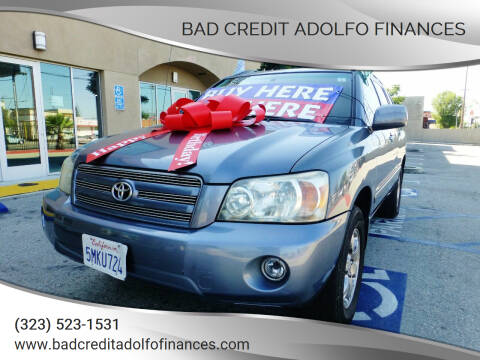 2005 Toyota Highlander for sale at Bad Credit Adolfo Finances in Los Angeles CA