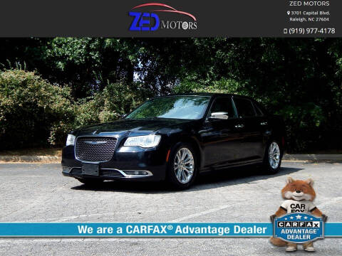 2017 Chrysler 300 for sale at Zed Motors in Raleigh NC