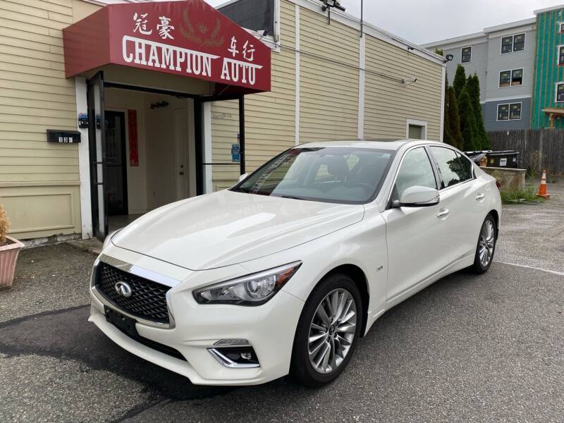 2018 Infiniti Q50 for sale at Champion Auto LLC in Quincy MA