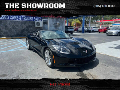 2019 Chevrolet Corvette for sale at THE SHOWROOM in Miami FL