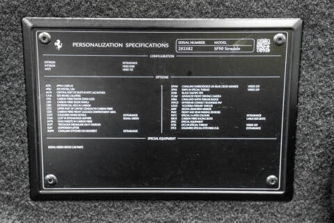 2023 Ferrari SF90 Stradale