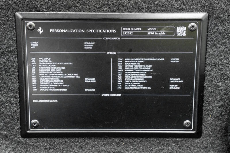 2023 Ferrari SF90 Stradale