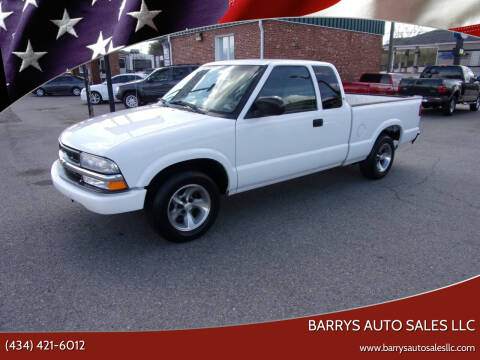 2000 Chevrolet S-10 for sale at BARRYS AUTO SALES LLC in Danville VA