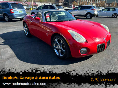 2007 Pontiac Solstice for sale at Roche's Garage & Auto Sales in Wilkes-Barre PA