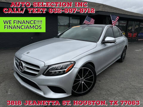 2020 Mercedes-Benz C-Class for sale at Auto Selection Inc. in Houston TX