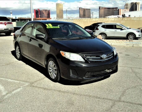 2013 Toyota Corolla for sale at DESERT AUTO TRADER in Las Vegas NV