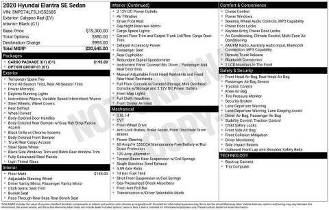 2020 Hyundai Elantra