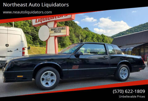 1987 Chevrolet Monte Carlo for sale at Northeast Auto Liquidators in Pottsville PA