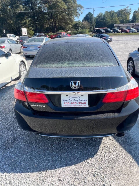 2014 Honda Accord for sale at YOUR CAR GUY RONNIE in Alabaster, AL