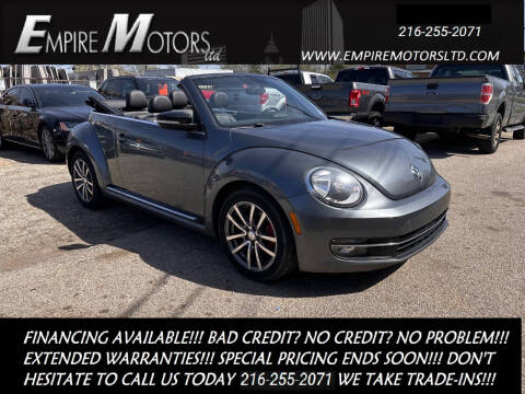 2013 Volkswagen Beetle Convertible for sale at Empire Motors LTD in Cleveland OH