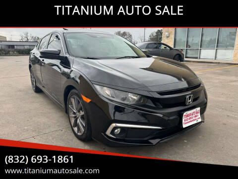 2019 Honda Civic for sale at TITANIUM AUTO SALE in Houston TX