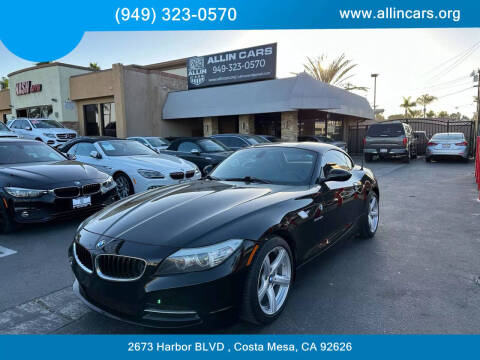 2011 BMW Z4 for sale at Allin Cars in Costa Mesa CA