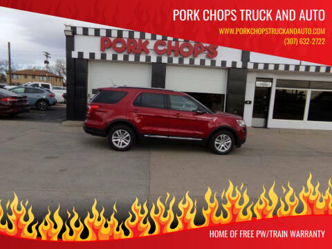 2018 Ford Explorer for sale at Pork Chops Truck and Auto in Cheyenne WY