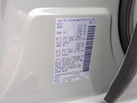 2023 Nissan Frontier PRO-4X