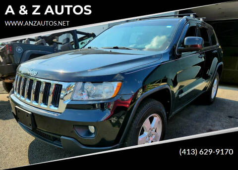 2012 Jeep Grand Cherokee for sale at A & Z AUTOS in Westfield MA