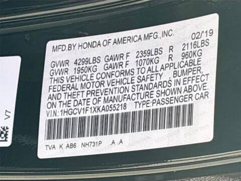 2019 Honda Accord LX