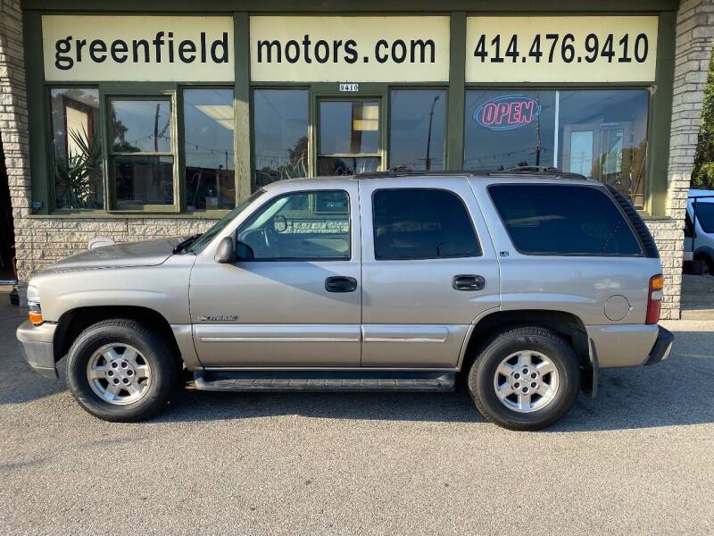 2000 Chevrolet Tahoe for sale at GREENFIELD MOTORS in Milwaukee WI