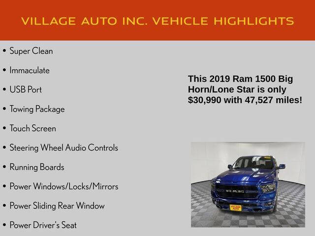 2019 RAM 1500 Big Horn