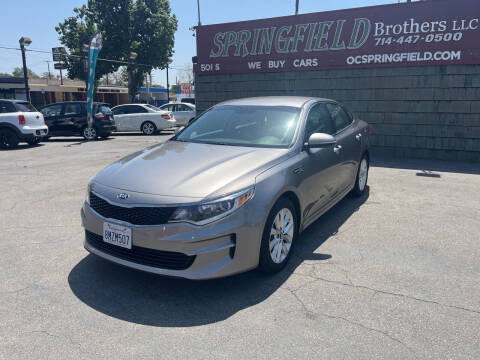 2017 Kia Optima for sale at SPRINGFIELD BROTHERS LLC in Fullerton CA