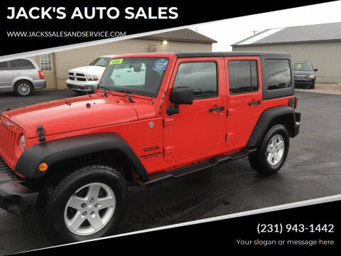 2015 Jeep Wrangler Unlimited for sale at JACK'S AUTO SALES in Traverse City MI