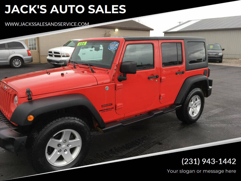 2015 Jeep Wrangler Unlimited for sale at JACK'S AUTO SALES in Traverse City MI