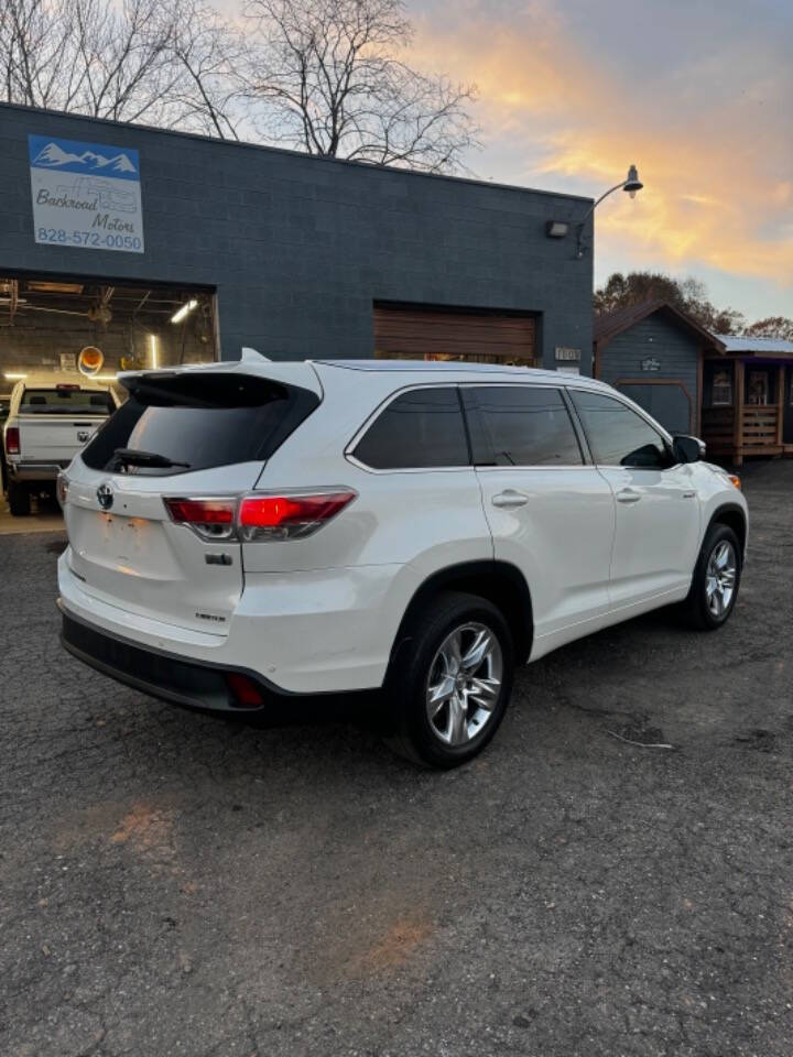 2015 Toyota Highlander Hybrid for sale at Backroad Motors, Inc. in Lenoir, NC