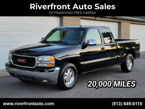 2002 GMC Sierra 1500 for sale at Riverfront Auto Sales in Middletown OH