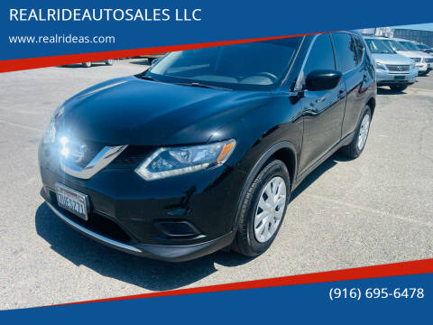 2016 Nissan Rogue for sale at REALRIDEAUTOSALES LLC in Sacramento CA