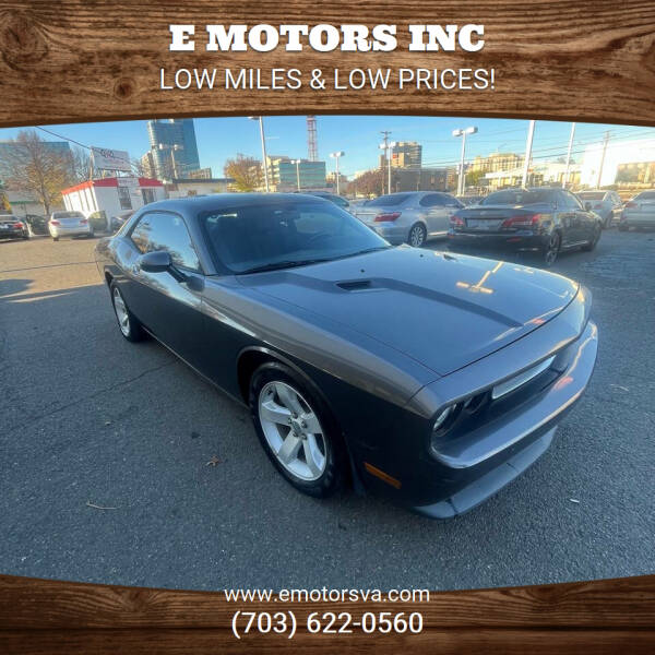 2013 Dodge Challenger for sale at E Motors INC in Vienna VA