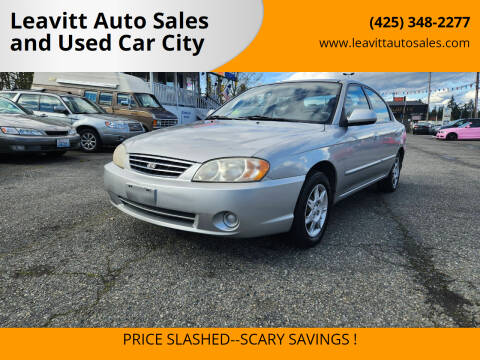 2004 Kia Spectra for sale at Leavitt Auto Sales and Used Car City in Everett WA