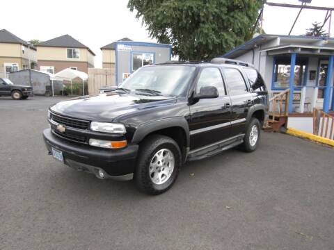 2005 Chevrolet Tahoe for sale at ARISTA CAR COMPANY LLC in Portland OR