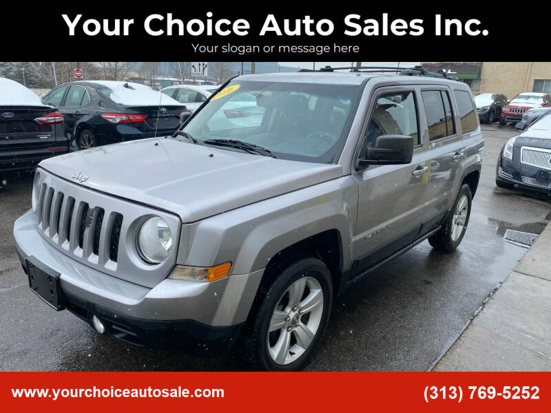 2016 Jeep Patriot for sale at Your Choice Auto Sales Inc. in Dearborn MI