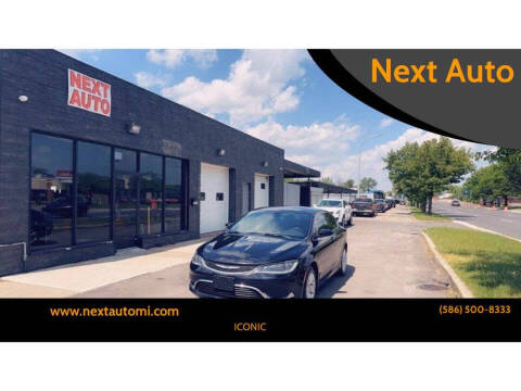 2016 Chrysler 200 for sale at Next Auto in Mount Clemens MI