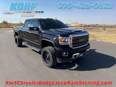 2018 GMC Sierra 2500HD for sale at Tony Peckham @ Korf Motors in Sterling CO