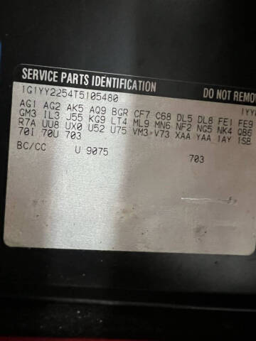 1996 Chevrolet Corvette