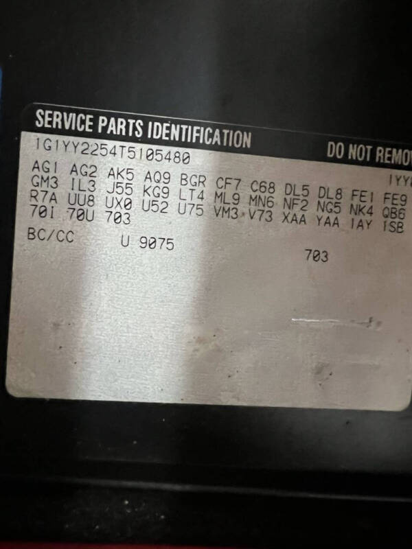 1996 Chevrolet Corvette