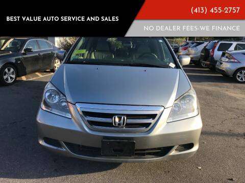 2007 Honda Odyssey for sale at Best Value Auto Service and Sales in Springfield MA