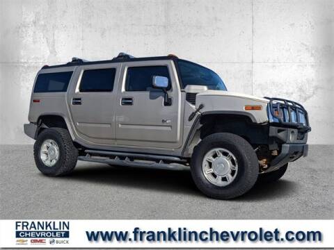 2003 HUMMER H2 for sale at FRANKLIN CHEVROLET CADILLAC in Statesboro GA