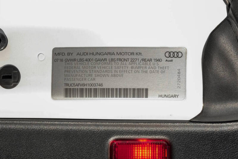 2017 Audi TT 2.0T quattro