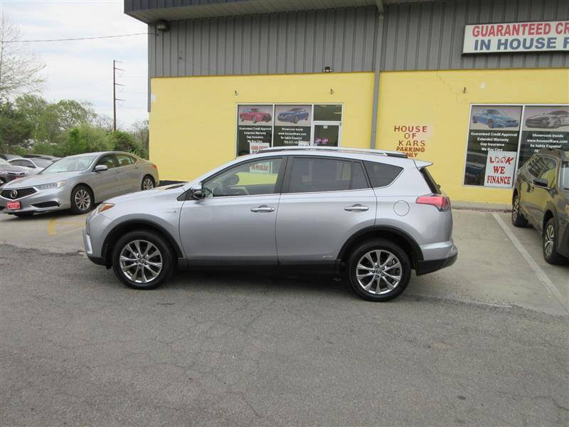 Silver 2018 Toyota RAV4 Hybrid Limited AWD Limited 4dr SUV 2