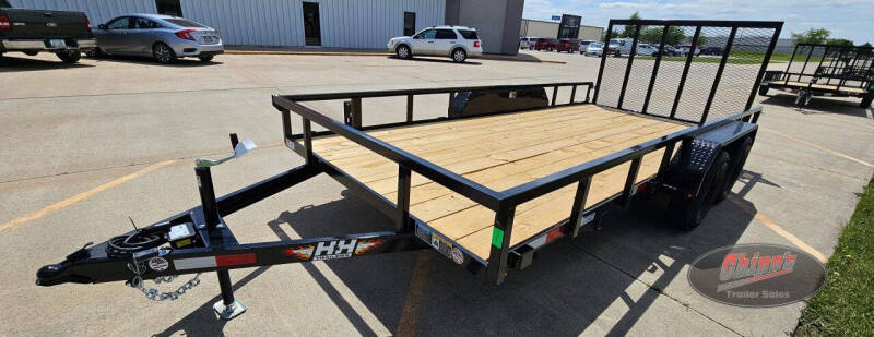 2026 H&H Trailers 82x16 Rail Side