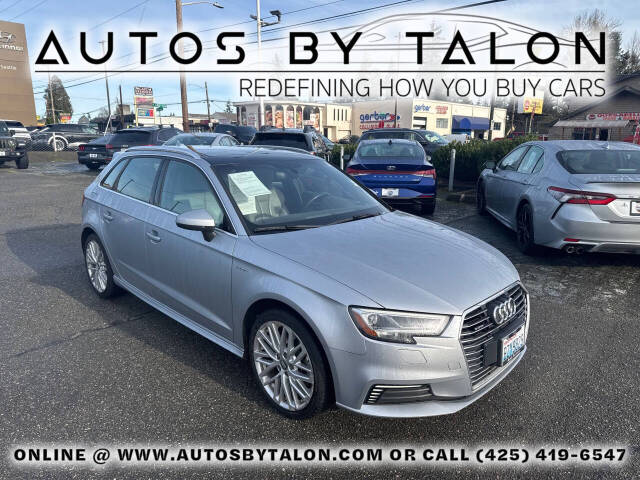 2018 Audi A3 Sportback e-tron for sale at Autos by Talon in Seattle, WA