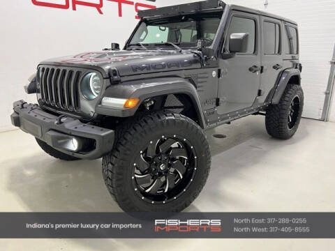 2019 Jeep Wrangler Unlimited for sale at Fishers Imports in Fishers IN