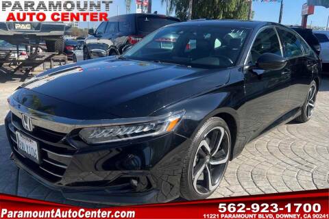 2022 Honda Accord Hybrid for sale at PARAMOUNT AUTO CENTER in Downey CA
