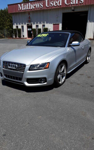 2010 Audi S5 for sale at Mathews Used Cars, Inc. in Crawford GA