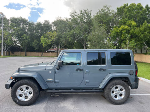 2015 Jeep Wrangler Unlimited for sale at Eden Cars Inc in Hollywood FL