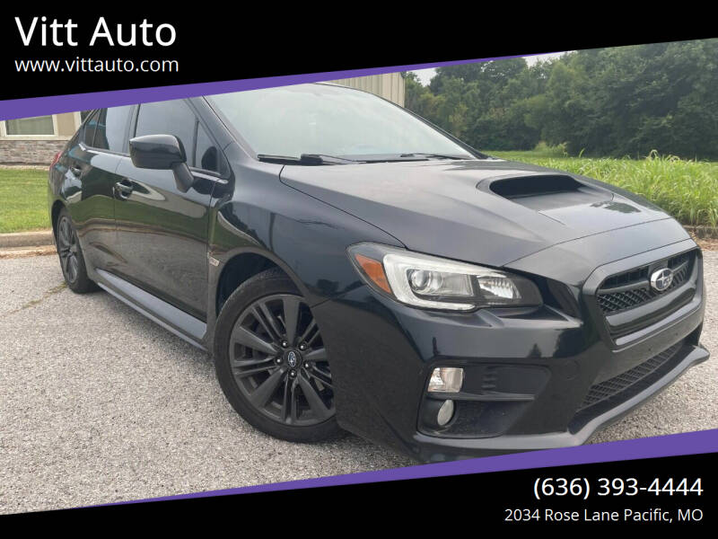 2015 Subaru WRX for sale at Vitt Auto in Pacific MO