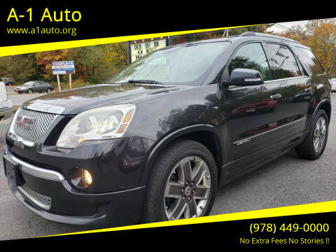 2012 GMC Acadia for sale at A-1 Auto in Pepperell MA